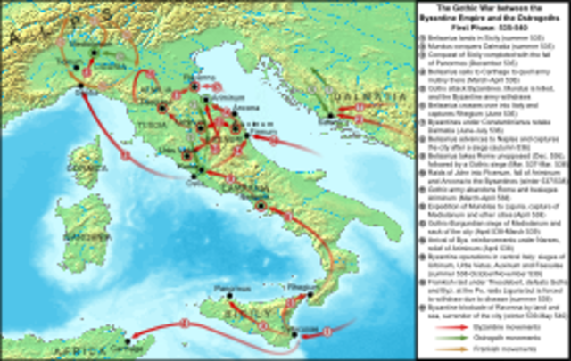 General Belisarius Military campaigns