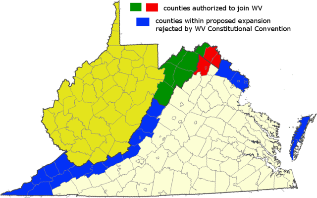 West Virginia is born