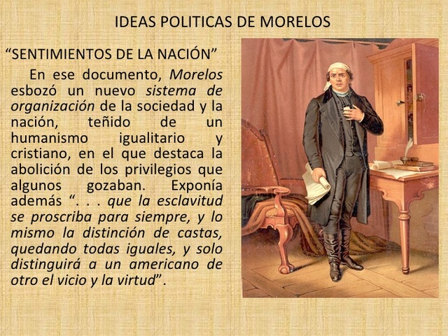 El Congreso de Chilpancingo y los Sentimientos de la Nación
