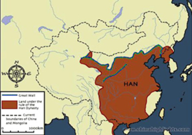 The Han dynasty was founded