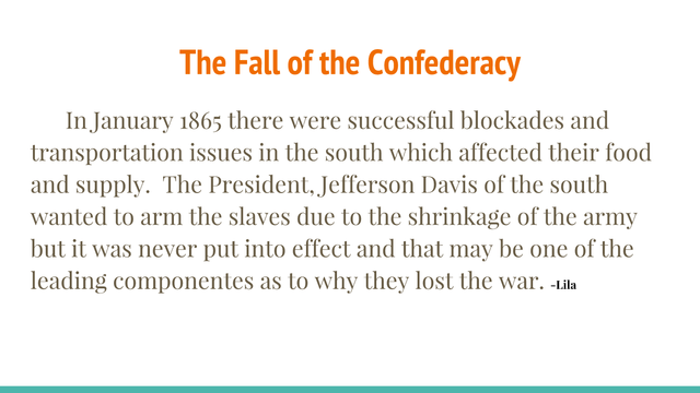 The Fall of the Confederacy
