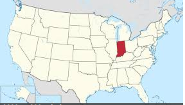 Indiana becomes a state