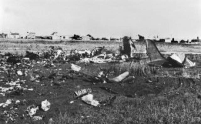 PRIMER ACCIDENTE DE AVIACION