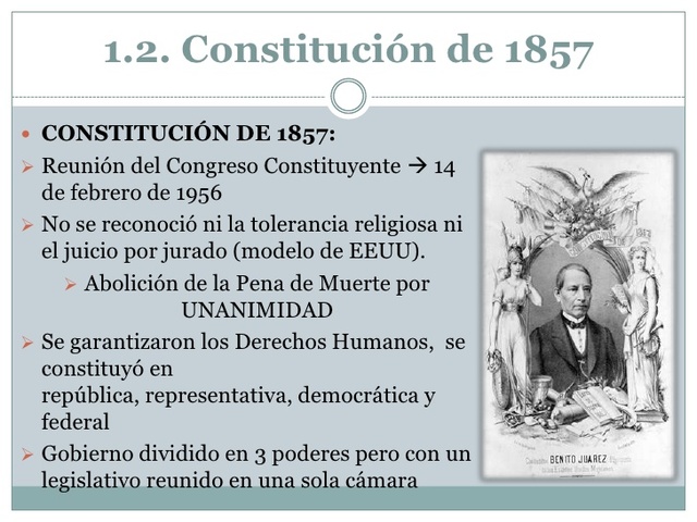 La Constitución de 1857