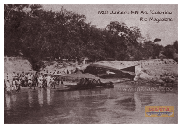 Primer vuelo de la compañía SCADTA