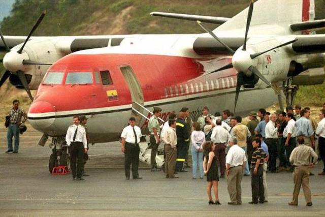Avión secuestrado por el ELN