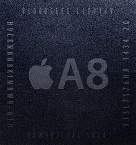 Apple A8 con arquitectura de 64 bits de doble núcleo a 1,4 Ghz y co-procesador de movimiento M8 (iPhone 6 y 6 Plus)