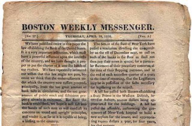 nace el periodico weekly messenger