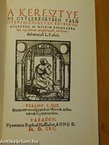 Huszár Gál: A keresztyéni gyülekezetben való isteni dicséretek