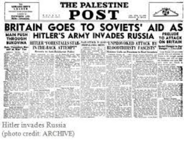 Hitler breaks Pact with Stalin’s Russia and invades