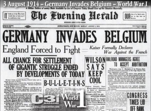 Germany vs. France / Invading Belgium