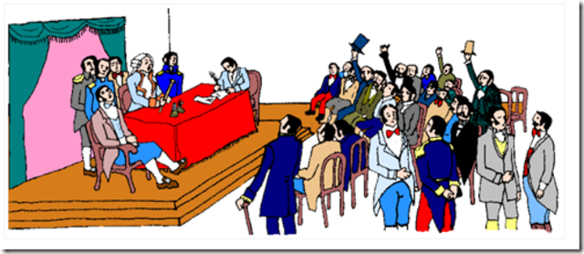 MODERATUAK NARVÁEZ   kontserbadore gobernua onartu ziten