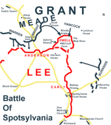 The battle of Spotylvania