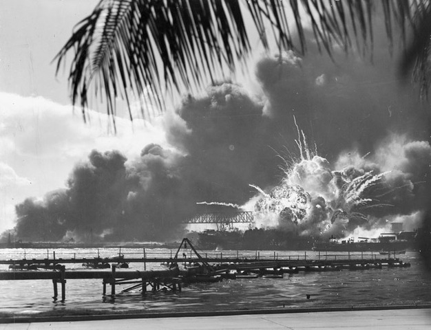 Pearl Harbor in Hawaii attacked by Japanese Naval and Air forces, US declares war on Japan, Germany and Italy declare war on the US -  Dec. 9