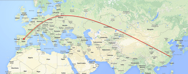 The silk road was made