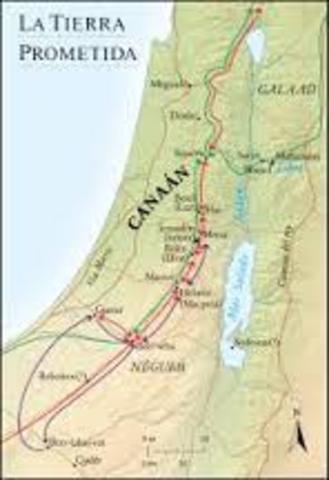 Llegada de Abraham a Canaan