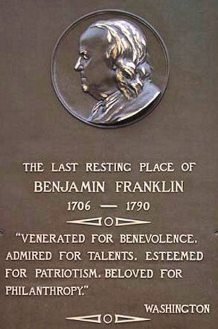 Benjamin Franklin dies