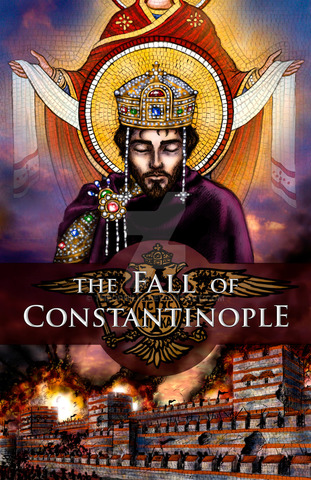 Fall of Constantinople to the Ottoman Turks. (official end to Byzantines)