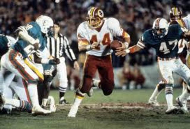 #17 Superbowl MIAMI DOLPHINS VS WASHINGTON REDSKINS