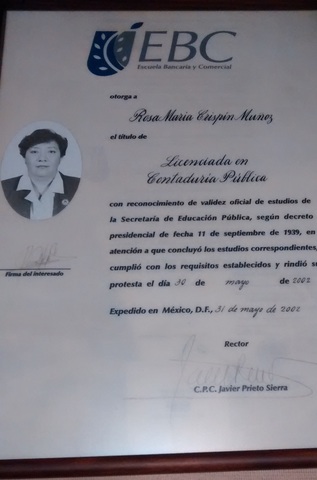 Finalmente titulación