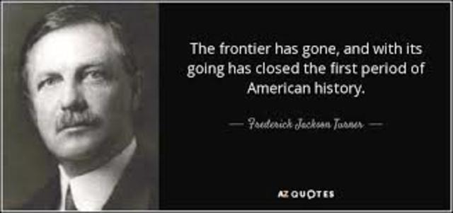 Federick Jackson Turner's Frontier Thesis