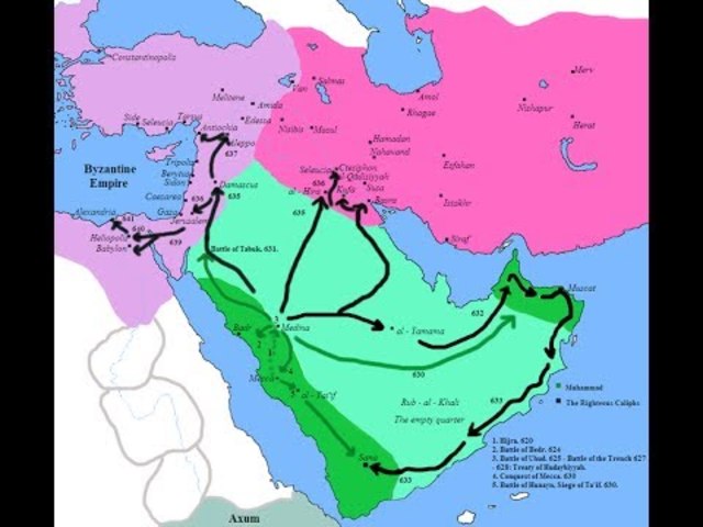 early islamic military campaigns into Byzantine territory