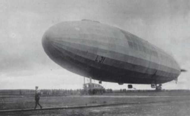 First German Zeppelin Attack