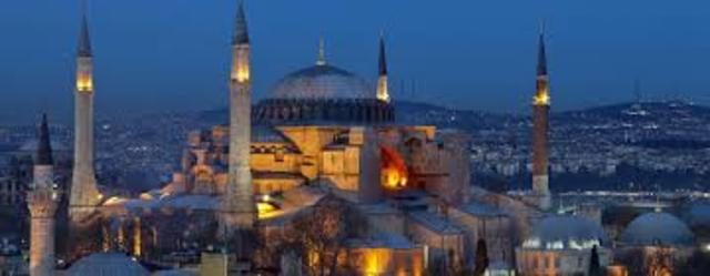Hagia Sophia completed
