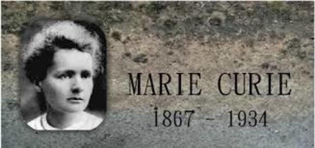 Fallecimiento Marie Curie