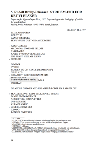 Rudolf Broby-Johansen - Stridsmænd for det vi elsker 1922