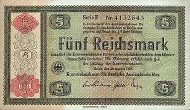 Hyperinflation fører til statsbankerot