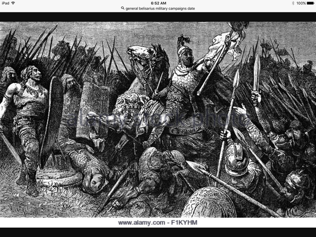general belisarius military campaigns date
