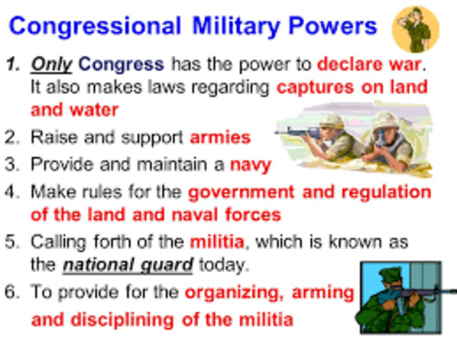 Federal power of congress