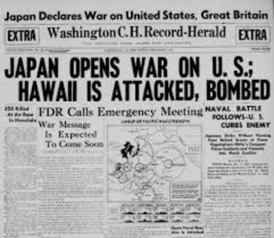 US and Britain Declare War