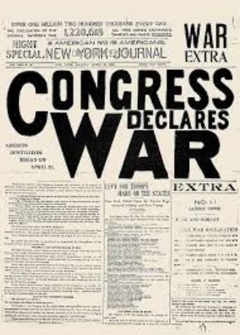 U.S. Declares war on Spain - Part One