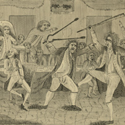 Guy spits in us house of reps face.