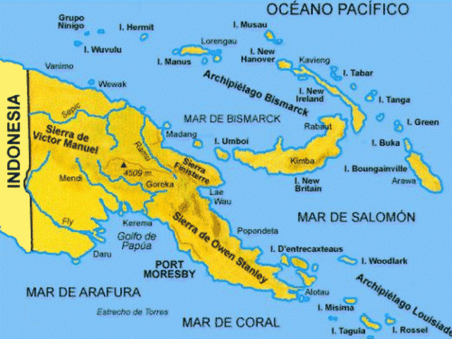 Nueva guinea dividida