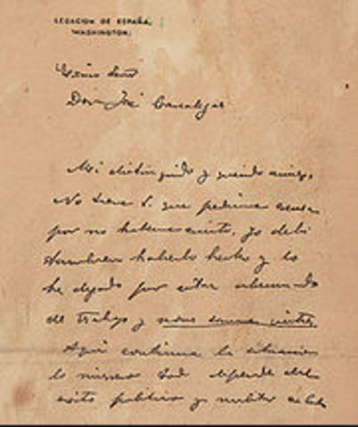Publication of the de lome letter
