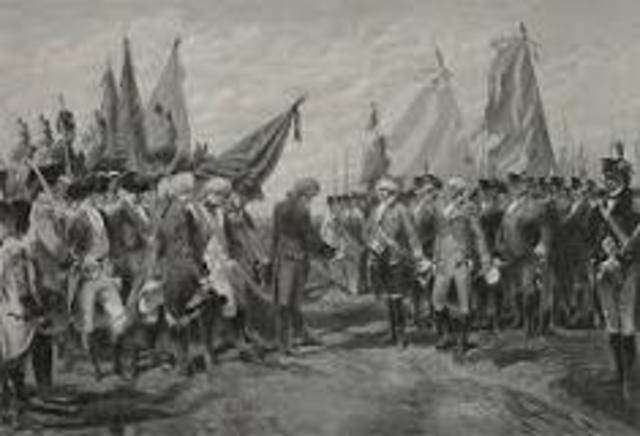 British surrender at Yorktown, Virginia