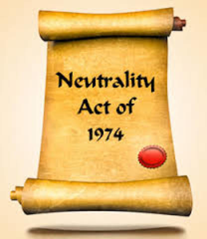 Neutrality Proclamation