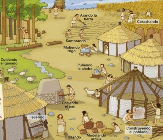 Formaron pequeñas aldeas