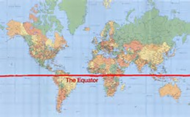 Crossing the equator