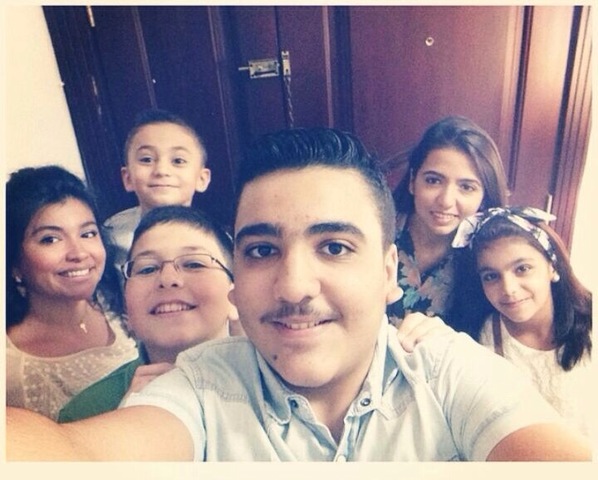 Reunited with my family!