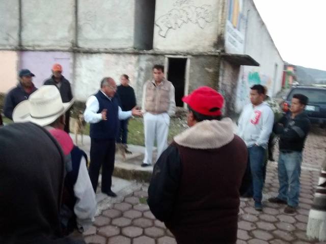 Trabajo con ejidatarios