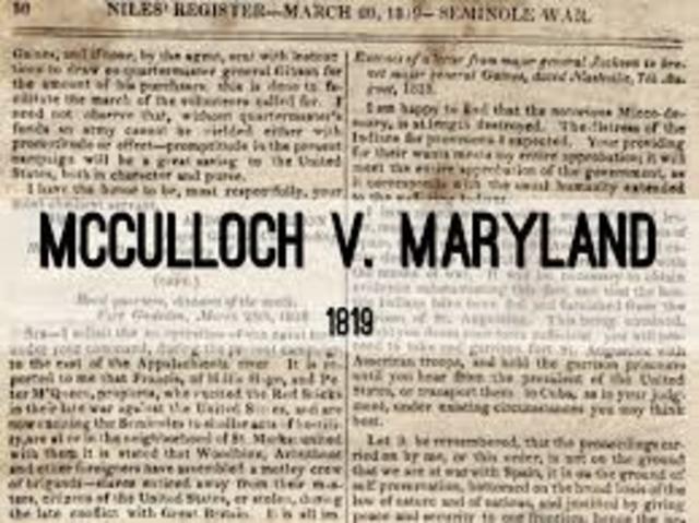 McCulloch VS Maryland