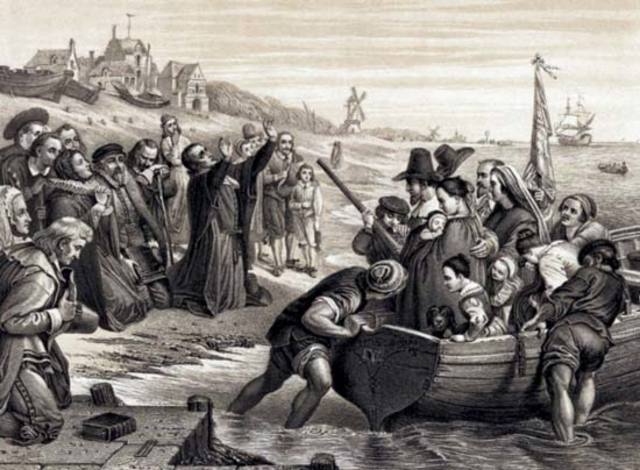 Puritans left England for North America