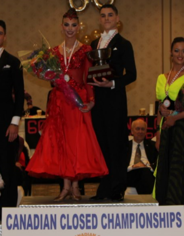 Winning Canadian DanceSport Championship