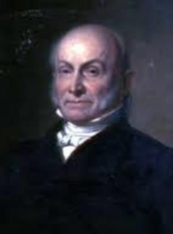 John Quincy Adams is elected President