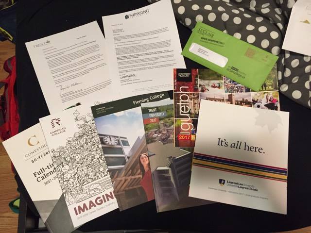 Getting accepted to University and College