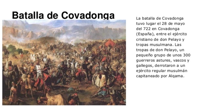 BATALLA DE COVADONGA